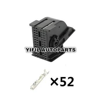 1/2/5 бр./лот 52-пинов конектор за автомобилни електрически кабели Tyco Amp, авто женски колан, кабели, незапечатанный конектор 967287-1