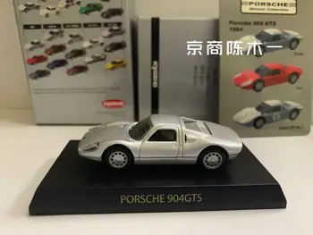 1:64 Колекция от KYOSHO Porsche 904 GTS, модел колички от лят сплав, украса на подарък