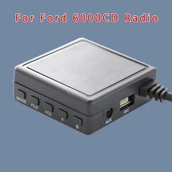 12Pin Авто AUX USB Bluetooth Аудио Кабел-адаптер с Микрофон За Ford Mondeo За C-Max За Fiesta За Fusion За Транзит Acces