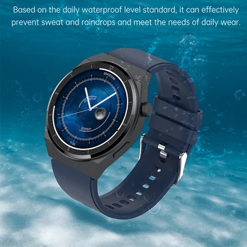 2022 нови мъжки умни часовници с пълен сензорен екран IP67, водоустойчива спортни умни часовници с Bluetooth за наблюдение на сърдечната честота и артериалното налягане