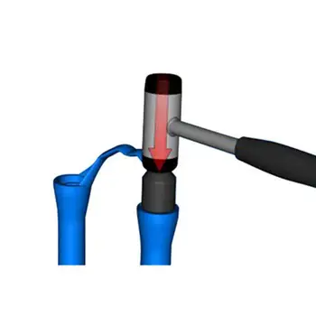 30 mm-40 mm Пластмасов Мотор вилката прахоустойчив щуцер Инструмент за инсталиране на драйвер Инструмент за инсталиране на драйвер