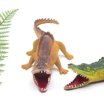 30 см Играчка от изкуствена крокодилска кожа, мека гумена играчка със звук диво животно, малкият модел на крокодил, играчка за томбола, вентилационна играчка k46