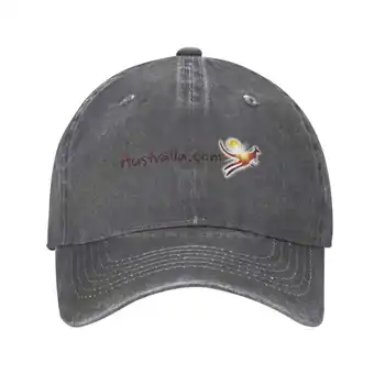 Ausrtalia.com Дънкови шапка с логото на най-високо качество, бейзболна шапка, вязаная капачка