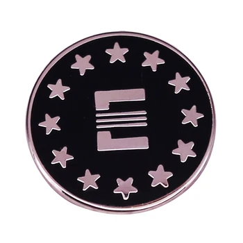 Falllouts Игли със символа Анклав, Електронни Бутони, Икона, Метална Брошка, Подарък геймеру
