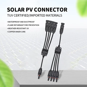 IP68 1000V Слънчев кабел Connector4Y1 Ответвительный конектор 30A 50A успоредна на Y-образна тел в събирането на