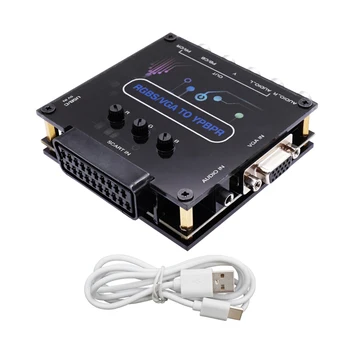 RGBS Scart или конвертор Видеотранскодера сигнал VGA в ypbpr компонент на MD/Saturn RGBS в компонент Color Difference за SEGA Dreamcast