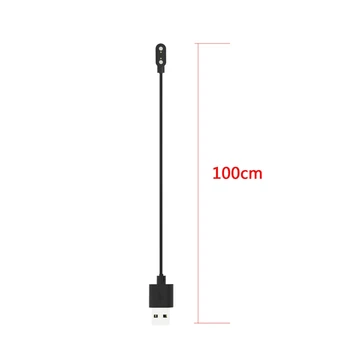 USB докинг станция за зареждане, преносим захранващ адаптер, кабел за бързо зареждане, който е съвместим с държач зарядно устройство за смарт часа KW76 K5DB