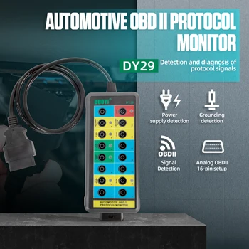 Автоматична скоростна прекъсване OBDII obd Breakout Box Авто Протокол Детектор автомобилен интерфейс obd2 авто монитор, диагностика OBD интерфейс