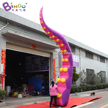 Безплатна Доставка 5mH лилаво надуваеми големи надуваеми пипалата за тематичен парк/двойна издънка на краката на октопода за показване на играчки