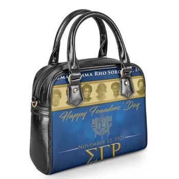 Дамска чанта-месинджър с шарени Twoheartsgirl Sigma Gamma Rho, леки дамски чанти с горната дръжка, за пътуване до работа, плажен чанта