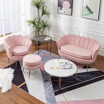 Единична разтегателен диван-фотьойл със скандинавски дизайн за хол, с модерен дизайн на мека мебел за дневна, луксозна релаксираща мебели Divano Gonfiabile за дома WZ