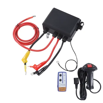 Контролер Лебедка ABS Корпус-Дълъг живот на Батерията Чувствителен Комплект за Дистанционно Управление на Лебедка 12V Универсален 3Pin Plug за Лебедка 8000‑20000LB