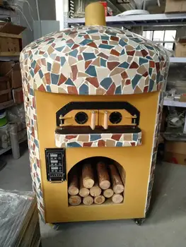 Куполната пещ за пица в стил Чайки с мозайки За приготвяне на пица, Електрически котлон за приготвяне на пица, Затопляне на хляб, пържола Италианска фурна за пици