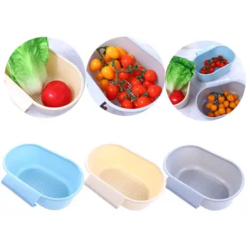 Кухненски Практичен кош за Тоалетна сита за мивки, Многофункционално Устройство За Събиране на хранителни отпадъци, Миене на Зеленчуци и Плодове