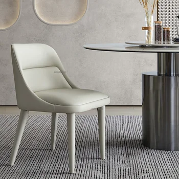 Минималистичен дизайнерски стол за домашно ползване, Модерна маса за хранене, Лесен Луксозен стол за ресторант, Столове за всекидневна, Мебели за водене на преговори