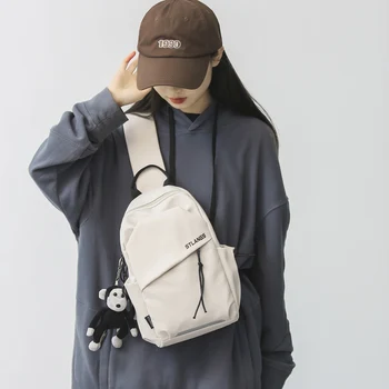 Модерна нова поясная чанта Уличен тенденция, Нагрудная чанта, чанта през рамо, унисекс, високо качество на найлонови Чанти за рамо, Марка дизайнерска чанта за телефон, портфейл