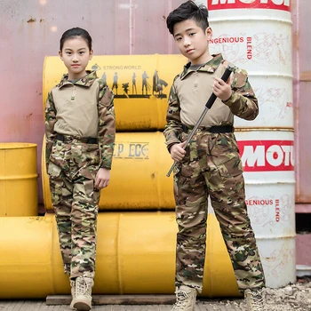 Мъжки тактически униформи на открито, изпитани в битките ризи, детски камуфлаж на американската Армия CP, дрехи за еърсофт оръжия със C0119
