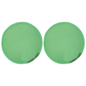 Нов 2X сгъваема кръгла фен-зелен