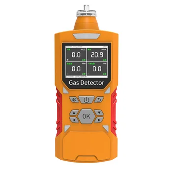 Обновен сигнализатор за изпомпване на газ 4 в 1, настроена за газове CO H2S CO2, CH4, C2H4, ЛОС, PM, O3, детектор за изтичане на газ
