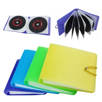 Органайзер за cd-дискове с капацитет 12/24, водоустойчив Калъф за cd-та, чанта за съхранение на cd-та, DVD-Биндер, преносим, Лесен портфейла, книжка за съхранение