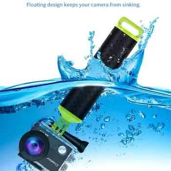 Плаващ във Водата Ръкохватка за Gopro Hero 9 8 7 6 5 4 3 Писалка с Монопондовым Монтиране Гаф за Екшън камери Xiaomi Yi 4K SJ4000 SJ5000