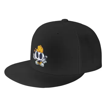 Плосък бейзболна шапка с шарките на черепа, хип-хоп шапка за мъже и юноши, бейзболна шапка за шофьор на камион, бейзболна шапка от полиестер, ежедневни шапка Four Seasons