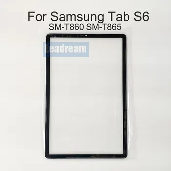 Предното Външно Сетивно Стъкло За Samsung Galaxy Tab S6 10.5 T860 T865 T865N T867 T866N Предно Сензорно Стъкло с ОСА
