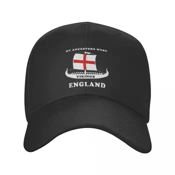 Предците ми са били викинги, Англия, бейзболна шапка, дамски, мъжки, дишаща, британски Юниън Джак, британска гордата шапка за татко, спортни шапки