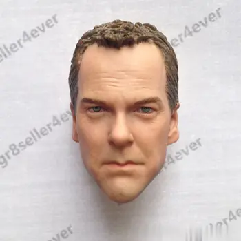 Скульптурная модел на главата на Джак Бауер в мащаб 1/6 за 12-инчов къдрава кукли № 395