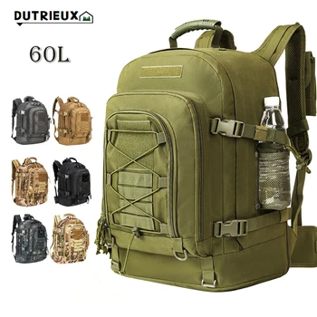 Спортна чанта за отдих на открито, раница за лов, 60л, нов Военен тактически раница Molle, армията туристическа чанта