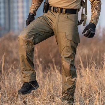 Тактически панталони Military Raider, мъжки, устойчиви на надраскване, износоустойчиви спортни панталони, походный бойна гащеризон за лов