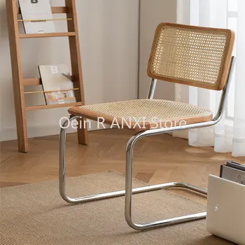 Трапезария стол за дневна в скандинавски стил, ротанговый, металик, уникален стол Cesca, модерно обзавеждане на мебели за дома Cadeira WKYZ
