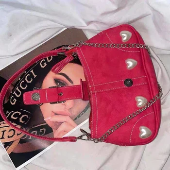 козметична чанта y2k Чанта Harajuku Чанта Kawaii сладко чанта Готическата чанта Пънк Чанта jk чанта реколта чанта чанта в стил Лолита 