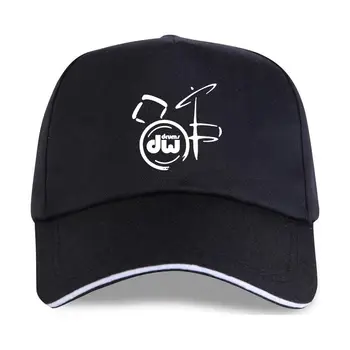 нова шапка с логото на DW Drum Music Instrument, мъжки черната Размер S-3XL, памучен свободна бейзболна шапка, мъжки дрехи, с кръгло деколте